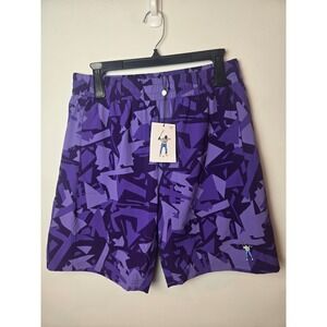 Eastside Golf Shattered‎ Nylon Crossover Short Purple Medium